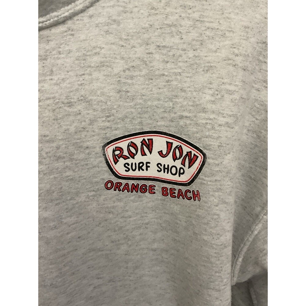 Ron Jon Surf Shop Orange Beach Hoodie Men’s Medium Grey - Picture 6 of 7